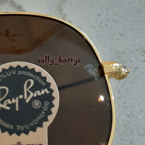 RayBan (Store Display) Aviator Brown Lens RB3025 - Picture 6 of 13